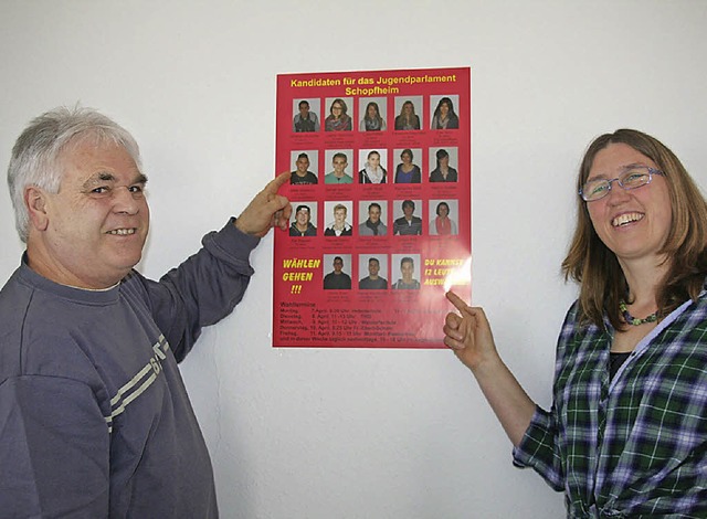 Frs Jupa kandidieren 18 Jugendliche, ...ich Dietmar Hermann und Silke Dantona.  | Foto: Jung