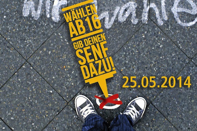 Mit dem Motto &#8222;Whlen ab 16 &#82...hl des Gemeinderats motiviert werden.   | Foto: ZVG