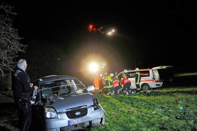 Mehrfach berschlagen hat sich das Aut...die  lebensgefhrlich verletzt wurde.   | Foto: Mnch