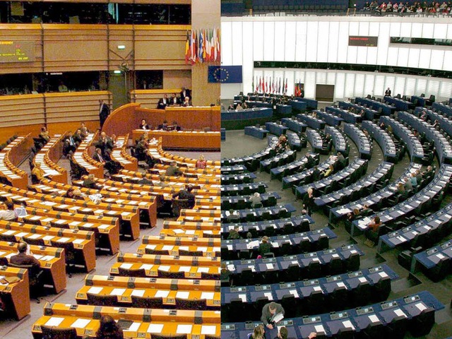 Das Europa-Parlament wird am 25. Mai neu zusammengesetzt.  | Foto: dpa