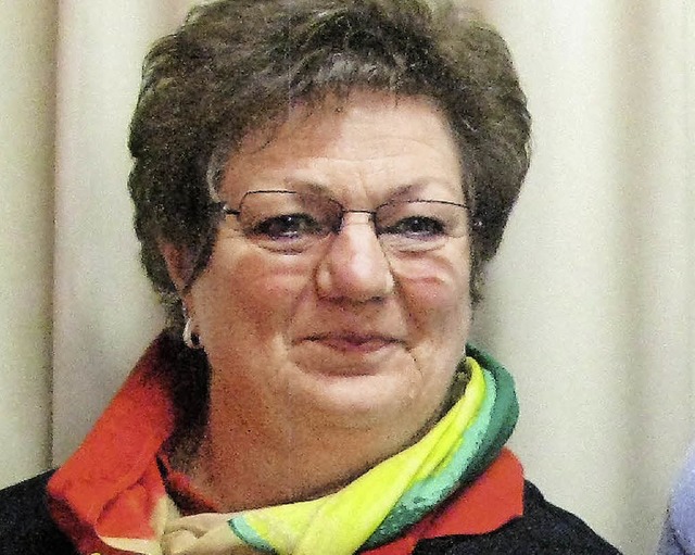 Marlene Kaiser ist die neue Vorsitzende des Frauenvereins Bernau.  | Foto: Ulrike Spiegelhalter