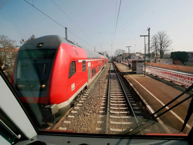 Die Rheintalbahn wird ausgebaut &#8211...tlich mit groer Untersttzung der EU.  | Foto: Bastian Henning