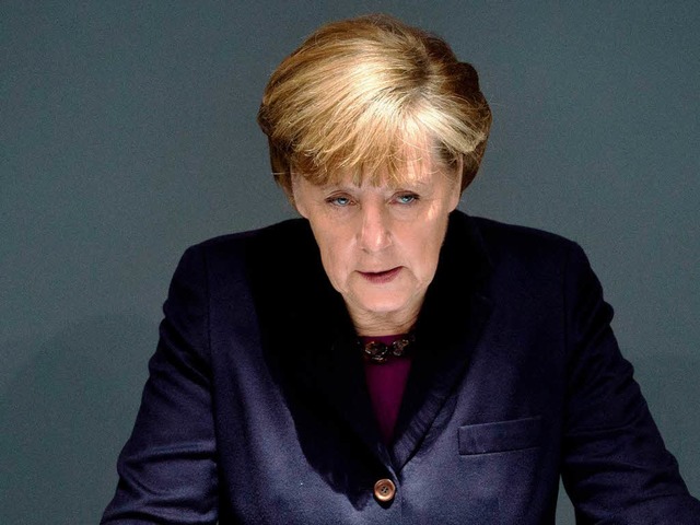 Angela Merkel spricht am Donnerstag im Bundestag  | Foto: dpa