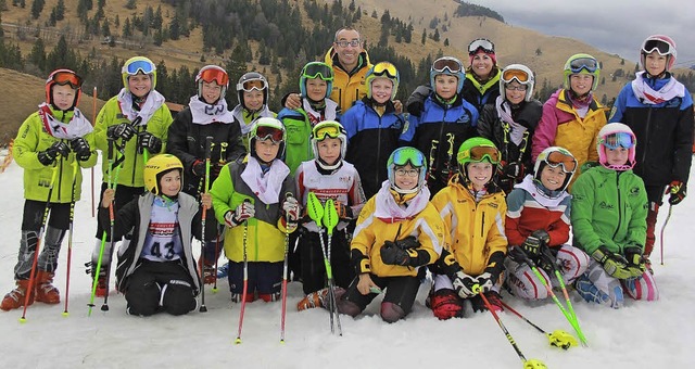 Winterabschluss: Die Teilnehmer aus de...schen Schlercup qualifiziert hatten.   | Foto: Horning-Wiesler