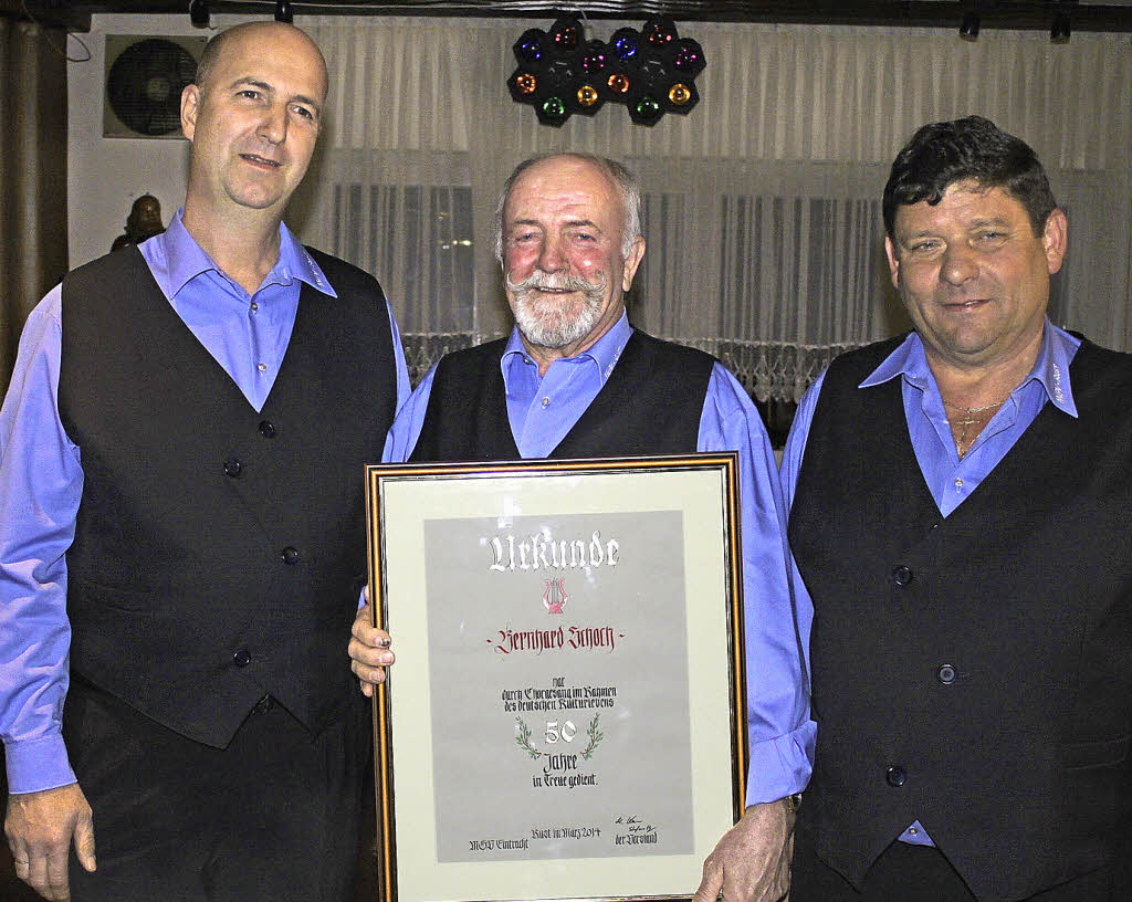 Viel Harmonie bei den Sängern Rust Badische Zeitung