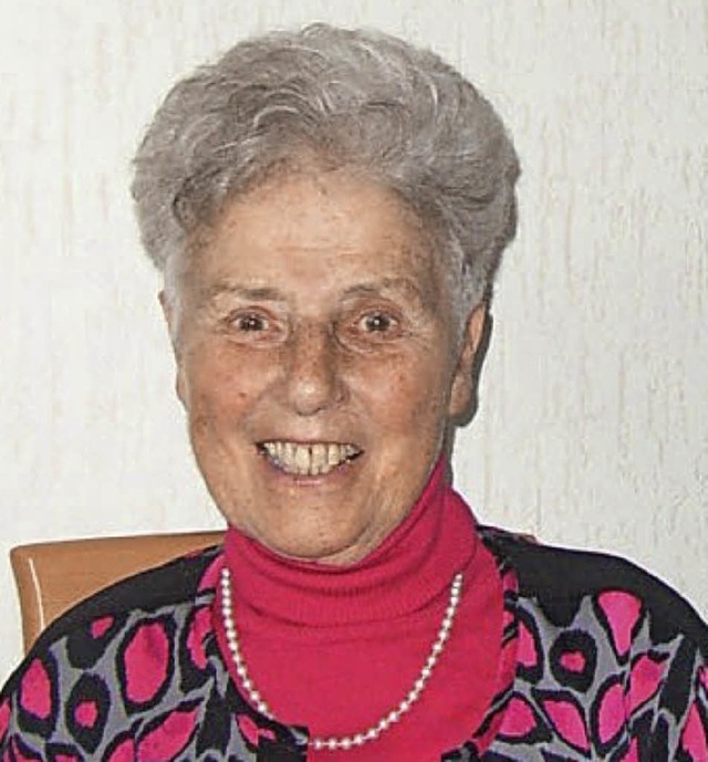 Helga Hornsteiner stand jahrzehntelang in der Bckerei in der Hauptstrae.  | Foto: Johanna Hgg