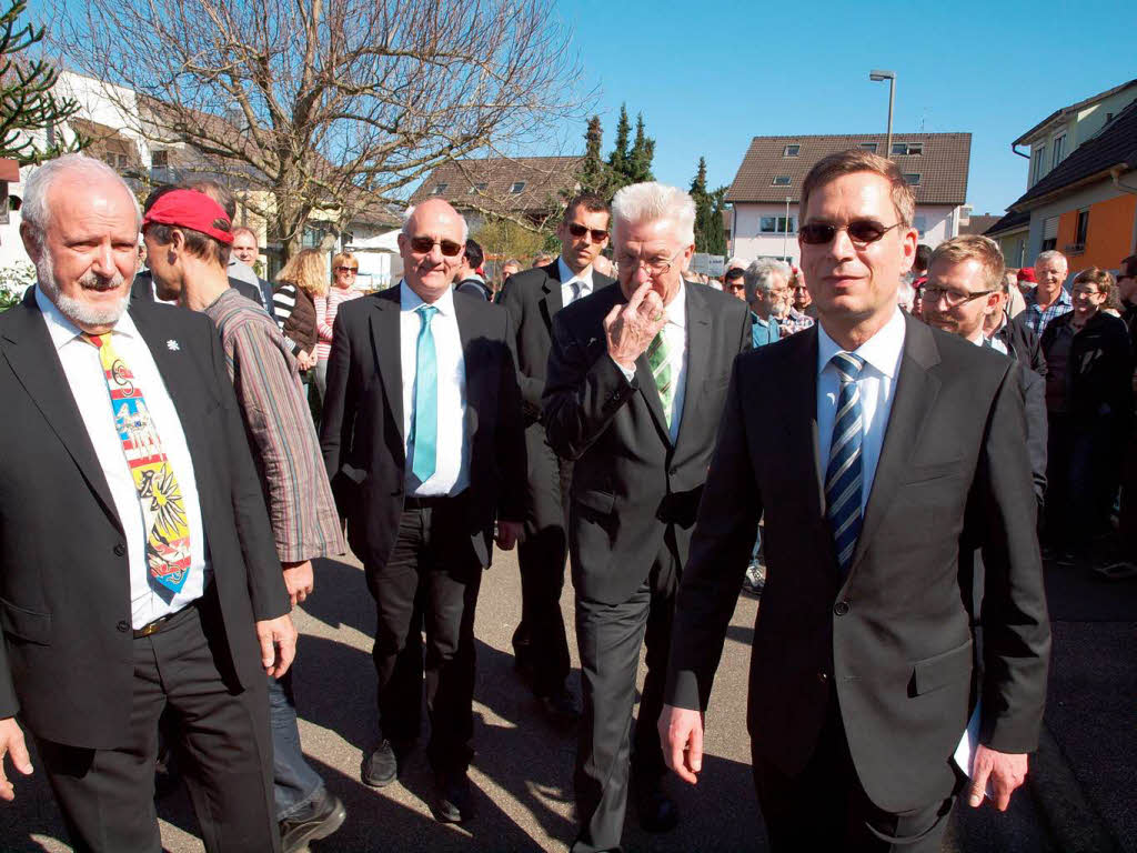 Thema bei Winfried Kretschmanns Besuch in Herbolzheim war...