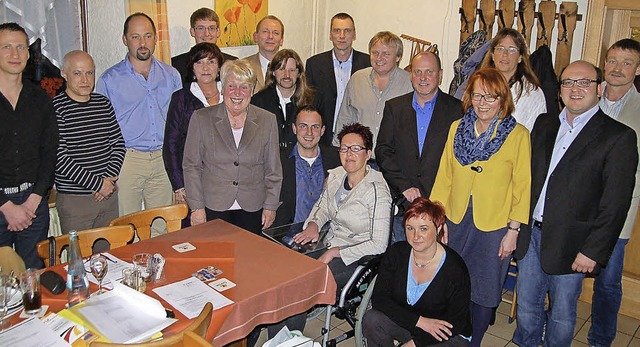 CDU-Ortsverbandsvorsitzende Christa Be... Kandidaten fr Todtnau und Ortsteile.  | Foto: Ulrike Jger