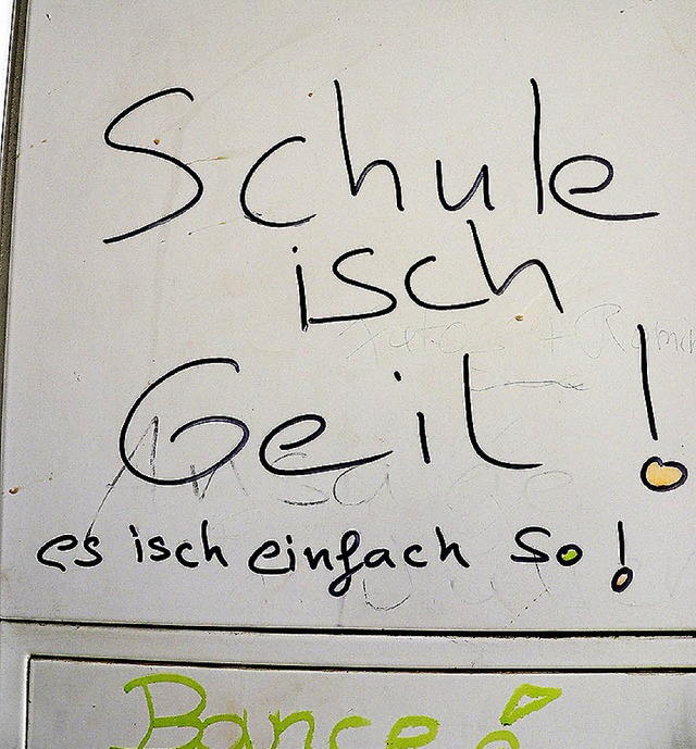 Elzachs Schlern scheint es zu gefalle...hule in einer Verbundschule aufgehen.   | Foto: Kurt Meier, Bernd Fackler