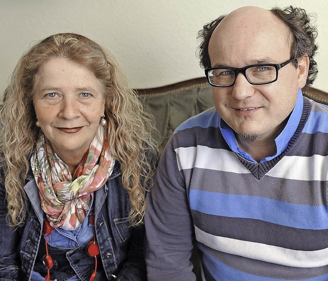 Silvia Frchet und Volker Hhlein   | Foto: Rita Eggstein