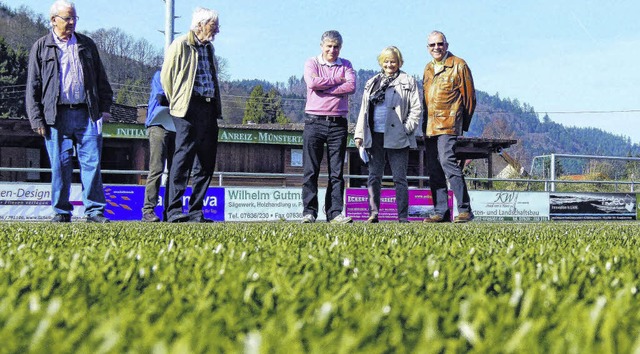 Auf dem Grn in Untermnstertal: Josef...Mosel und Dieter Zauft. Bilder: Herbst  | Foto: Herbst