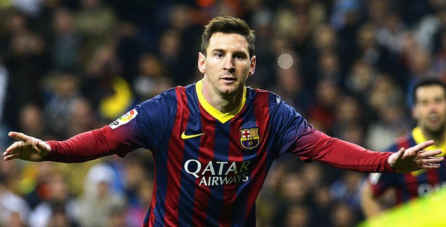 Wenn&#8217;s drauf an kommt, eiskalt: Lionel Messi  | Foto: afp