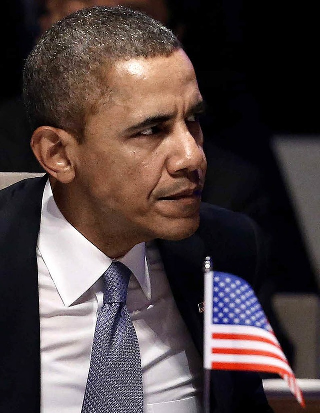 US-Prsident Obama in Den Haag   | Foto: dpa
