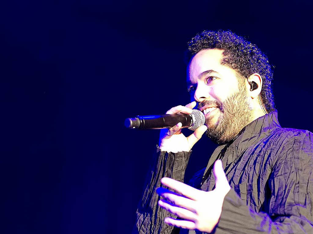 Adel Tawil in der Rothaus-Arena in Freiburg.