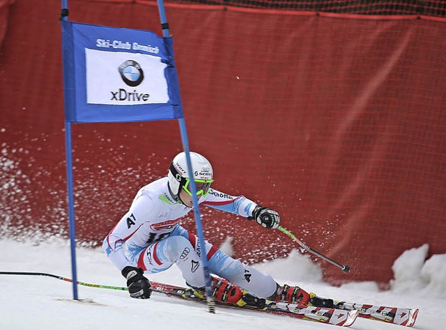 Rasant unterwegs im Riesenslalom: Vincent Schlegel vom SV Kirchzarten   | Foto: martin siegmund