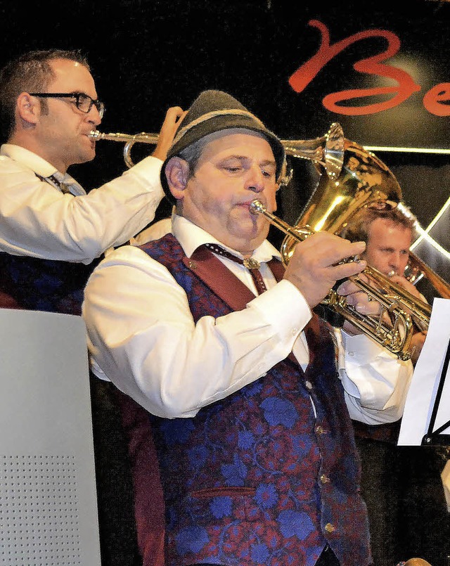 Musikverein  Prinzbach-Schnberg im Einsatz   | Foto: Archiv: Beate Zehnle-Lehmann