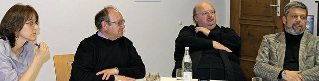 Silvia Maier und Brgermeister Michael...katholischen Amtskollegen Eckart Kopp.  | Foto: Martha Weishaar
