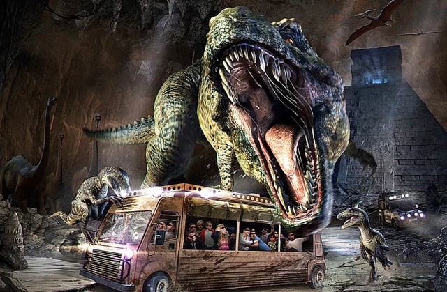 Abtauchen in die Welt der Dinos:Die n...Bottrop erffnet im Laufe der Saison.   | Foto: Movie Park