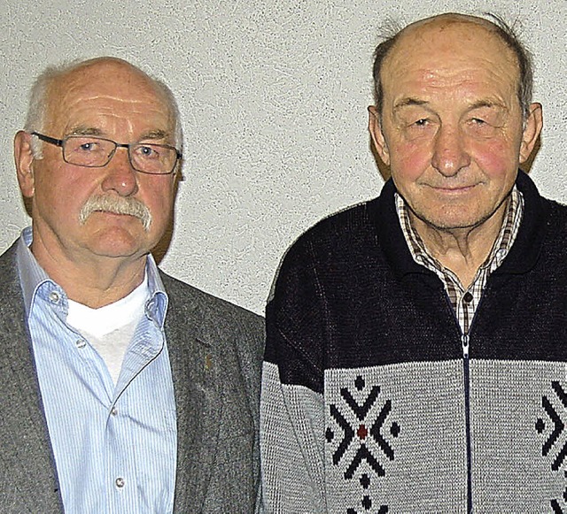 Deutsche Meister: Willi Fackler (links) und Hermann Hettich.  | Foto: Christian Ringwald