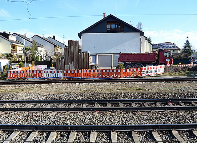 Fr Anwohner bedeuten die Bahnarbeiten eine Belastung.   | Foto: BZ