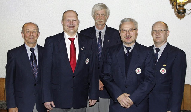 Ehrungen beim Roten Kreuz (von links):..., stellvertretender Kreisvorsitzender   | Foto: Heidi Fssel