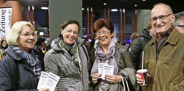 Vorfreude auf die neuen Lahrer Kino-We...im  BZ-Dialog im Foyer des Forum Kinos  | Foto: CHR. BREITHAUPT