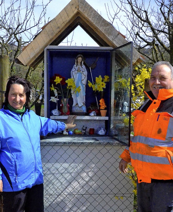 Eine Madonna am Wegesrand Weil am Rhein Badische Zeitung