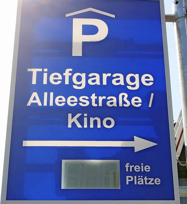 Digitaler Service fr Parkplatzsuchende in der Grtnerstrae  | Foto: BASTIAN HENNING