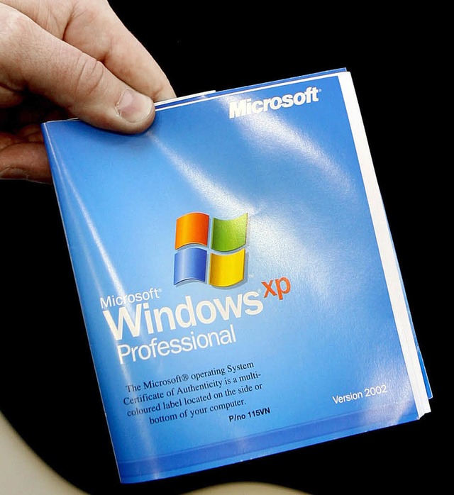 Hat bald ausgedient: Das Betriebssystem Windows XP  | Foto: dpa