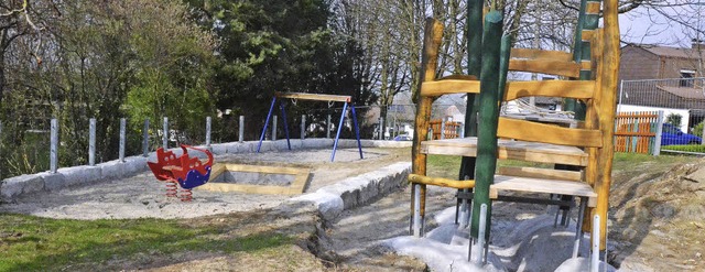 Fr Lob und Verrgerung sorgt der neugestaltete Spielplatz.   | Foto: Fillisch