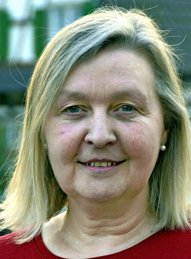 Edda Rieth legt eine kommunalpolitische Pause ein.   | Foto: U. Derndinger