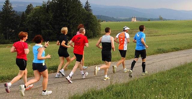 Sogar die Hhen um St. Mrgen gehren ...er zum Laufgebiet des SVK-Lauftreffs.   | Foto: Privat