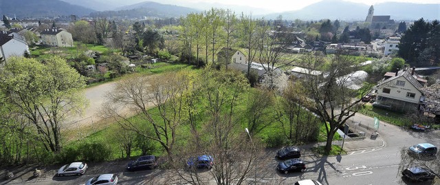 An der Ecke von Haslacher Strae und M...ugebiet &#8222;Kronenmhlebach&#8220;.  | Foto: thomas kunz