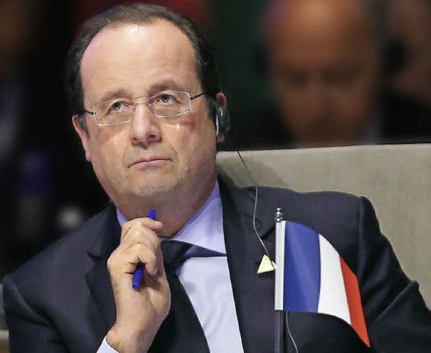 Gute Laune ist das nicht: François Hollande   | Foto: dpa