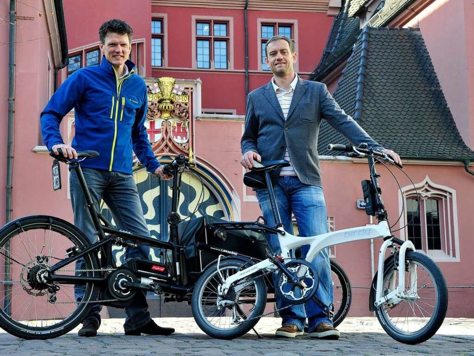 Mit dem Dienstrad auf Tour: Firma Leaserad, Preistrgerin beim BZ-Jobmotor 2013  | Foto: Thomas Kunz