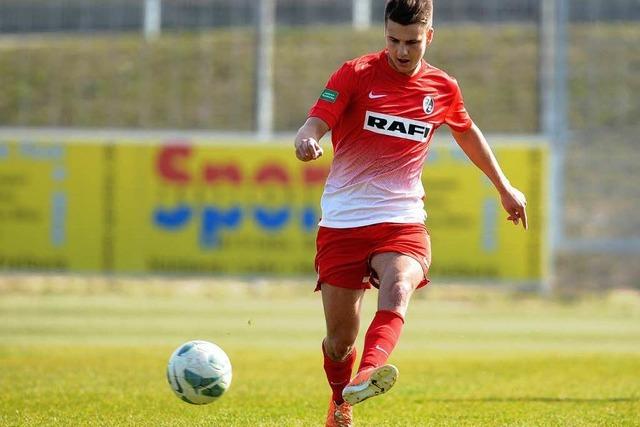 U19 des SC Freiburg im Finale des DFB-Juniorenpokals