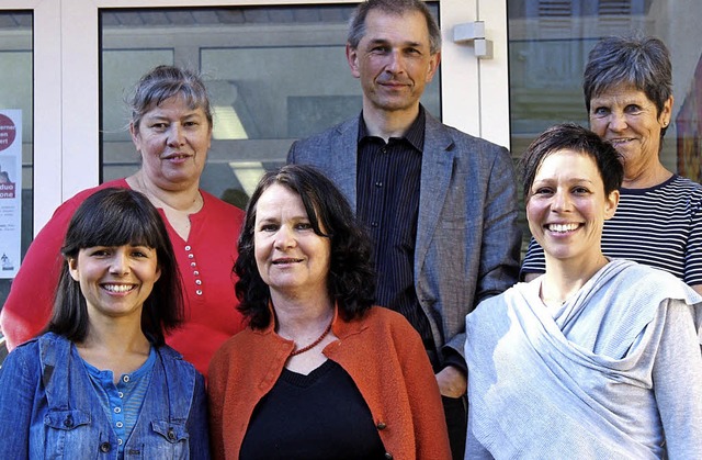 Das Kompetenzteam und die Kooperations...eber, Ulrike Bhm und Barbara Gediehn   | Foto: Bronner