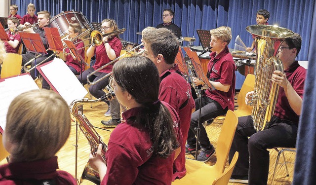 Das Jugendorchester des Musikvereins Schliengen erffnete das Frhjahrskonzert.  | Foto: Dorothee Philipp