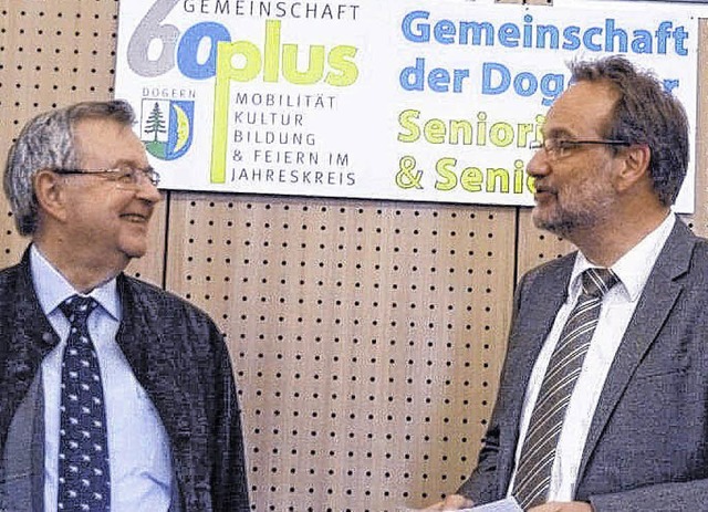 Wolfgang Eisenmenger und Meinrad Winkler (von links)  | Foto: Privat