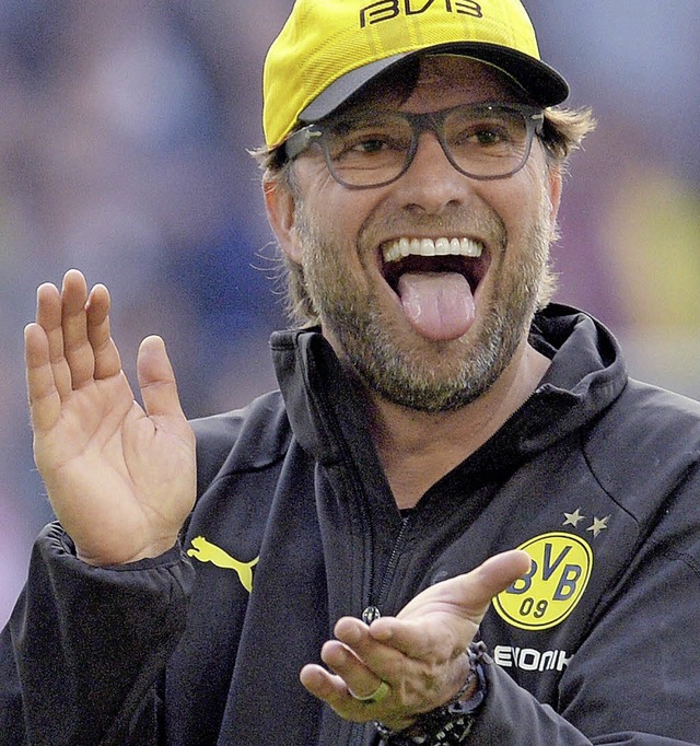 Zungenschlag I: &#8222;Fuball-Deutsch...euen&#8220; &#8211; BVB-Trainer  Klopp  | Foto: dpa