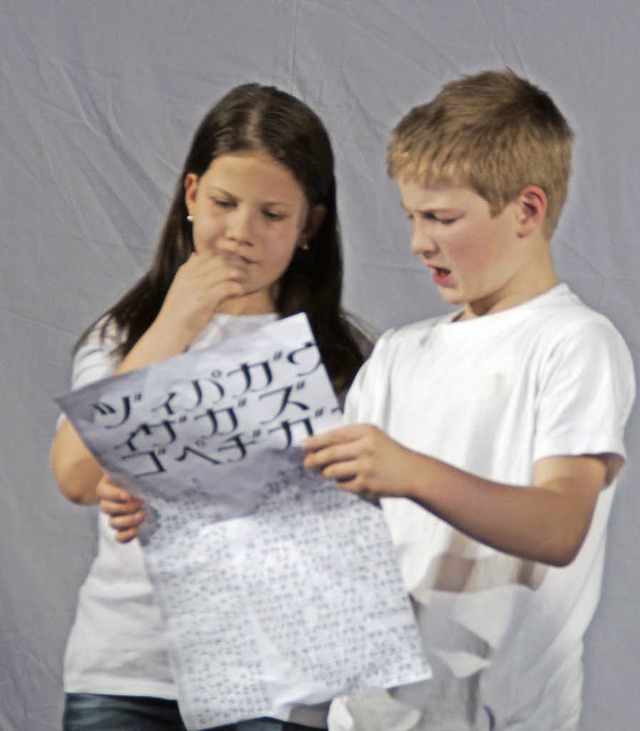 Die Schler der Gerhard-Jung-Schule un...pannendes Theaterstck auf die Beine.   | Foto: Wehrle