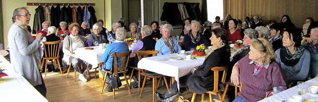 Interessiert lauschten rund 70 Zuhrer...es Landfrauen-Nachmittags in Nordweil.  | Foto: Reiner Merz