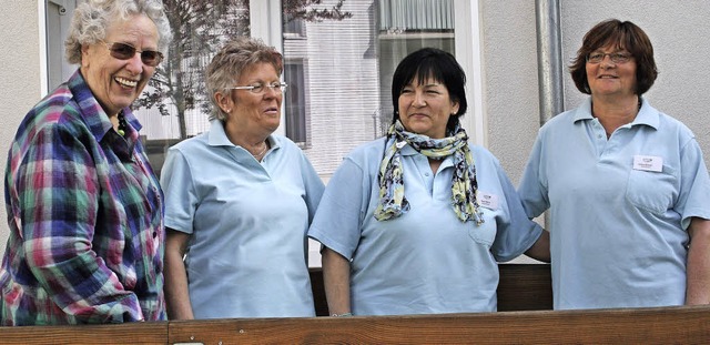 Eine Demenzgruppe fr Angehrige hat s...i Blum und Ulrike Eckert (von links).   | Foto: Yannic Stunnenberg