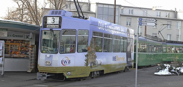 Die Verlngerung der Tram 3 aus dem Ba...te des Agglomerationsprogramms Basel.   | Foto: Guy Greder