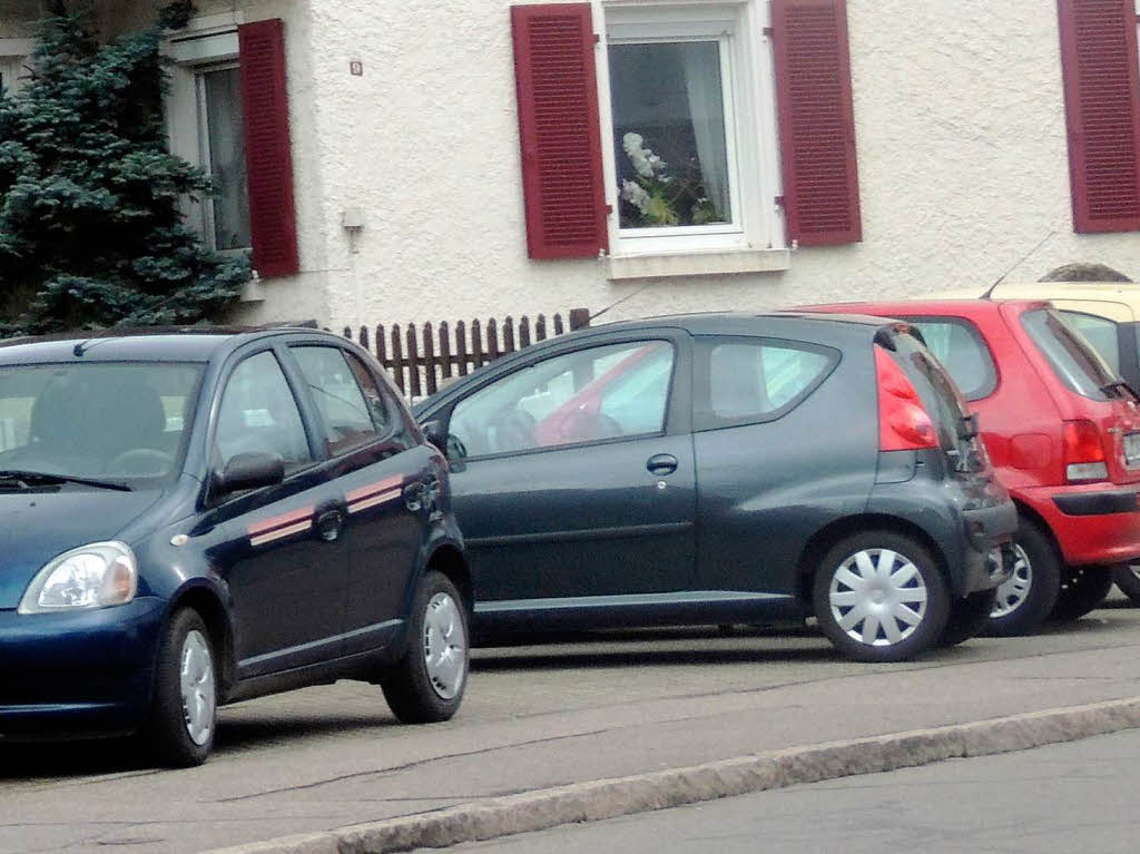 Die Deutschen knnen parken.