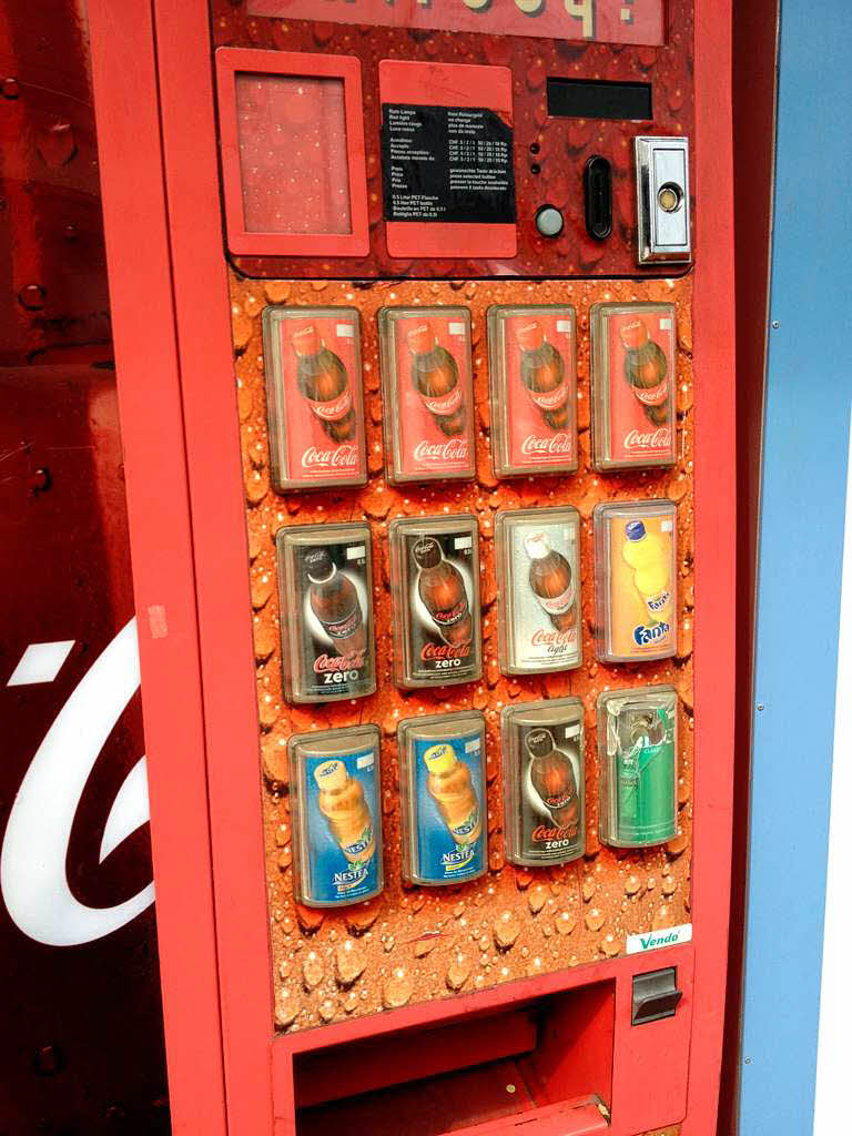 Getrnkeautomat - gibt es so nicht in Italien.