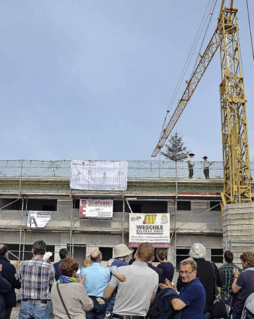 Richtfest für den Kindergarten - Bad Krozingen - Badische Zeitung