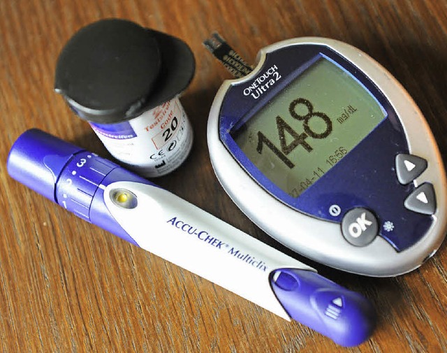 Mit moderner Technik bekommen Diabetik...miert der Diabetes-Verein Schopfheim.   | Foto: Jens Kalaene/dpa