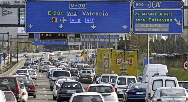 Ein Teil der spanischen Autobahnen sol...at betrieben werden. Das ging schief.   | Foto: DPA