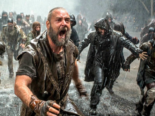 Russell Crowe als Noah in einer Szene ... am 03.04.2014 in die deutschen Kinos.  | Foto: dpa